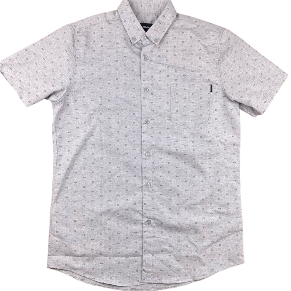 Molokai Surf Men’s Button Down Slim Fit Short Sleeve Shirt Medium NWOT